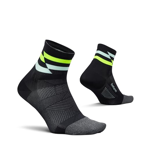 Image of Feetures Elite Ultra Light Cushion Quarter - Sport Sock with Targeted Compression