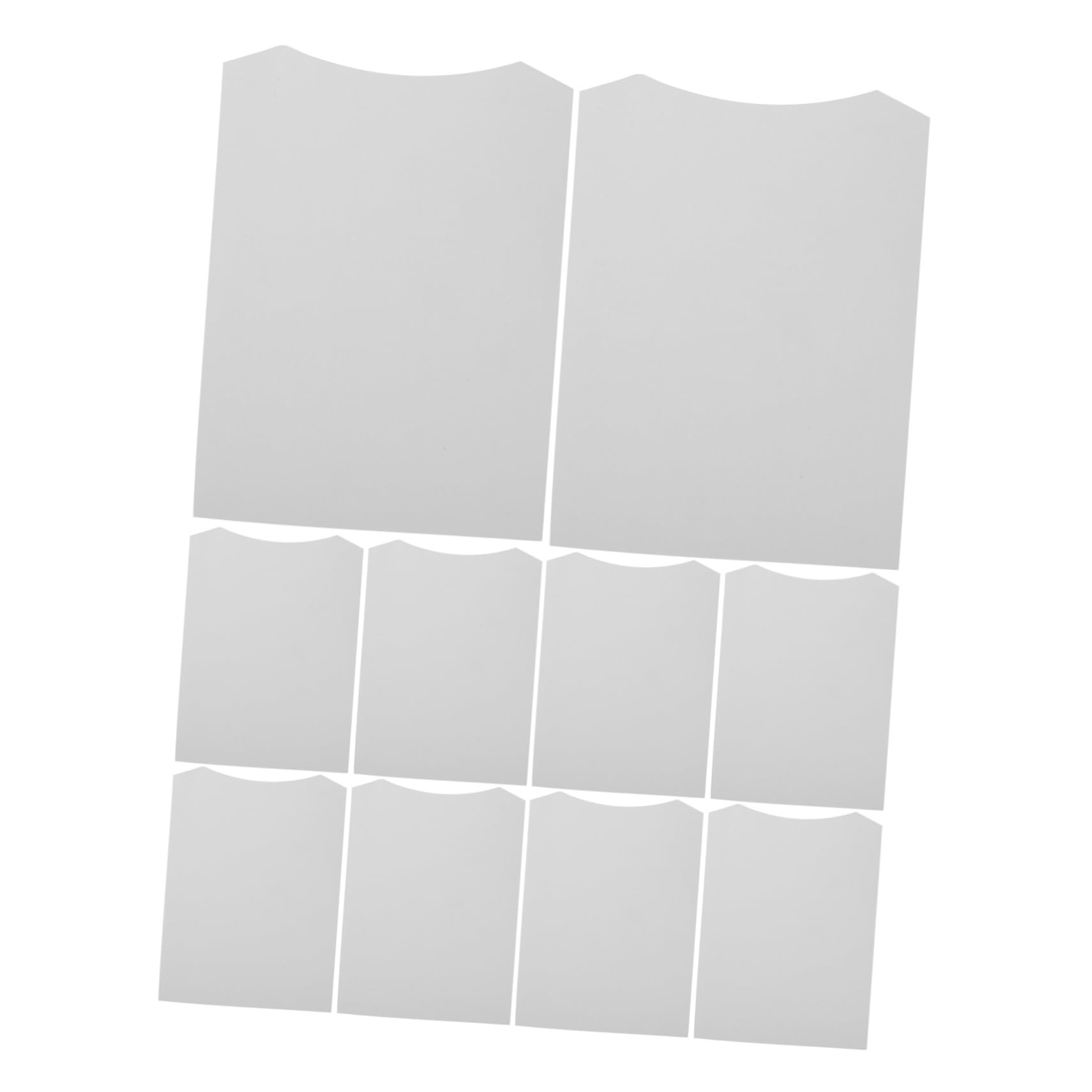 Anneome 10 Piezas Cartón para embalaje prendas vestir. tablero carpeta camisa tablero plegable camiseta organizadores armarios organizador para armarios camisas blusa ropa