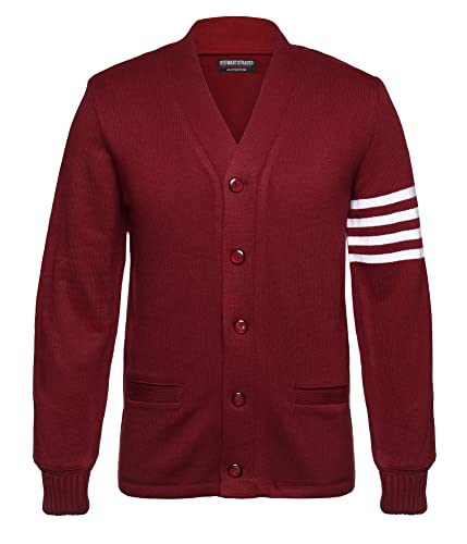 Image of Stewart & Strauss Cardigan Varsity Letter Sweater