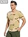 TWCHAS Men’s Military Camo T-Shirt, 100% Cotton T-Shirt, Short-Sleeve Camouflage Top Vintage Camo T-Shirts for Everyday Look, Gym Training and Outdoor Activity