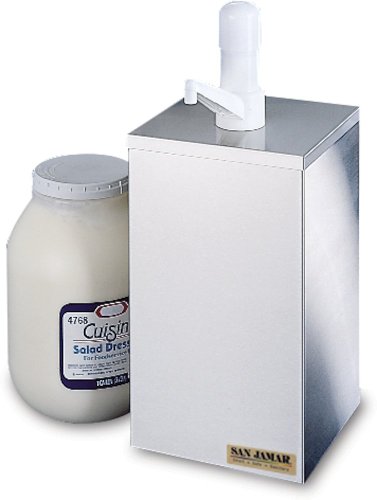 San Jamar P9800 1 Gallon Condiment Pump Box Dispenser