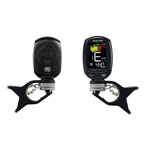 A3-CS Rotativo Sintonizador Clip-on LCD Display Colorido Suporta Vibração & Ajuste do Microfone para
