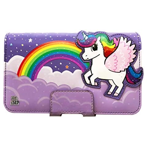 Nintendo 2DS Protective Carry Case with Game Card Storage, 2DS XL Einhorn Cover