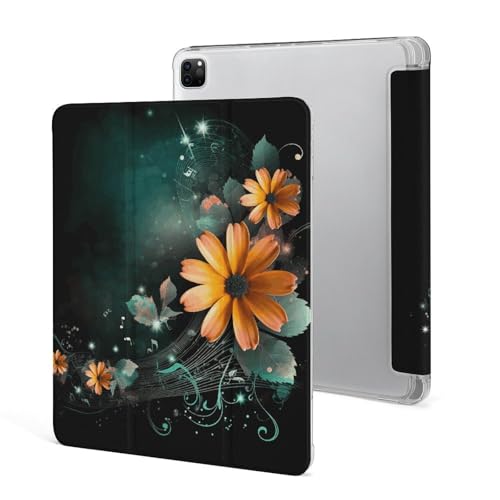 Housse iPad Pro 12.9 colorée pour dessiner au café avec stylet