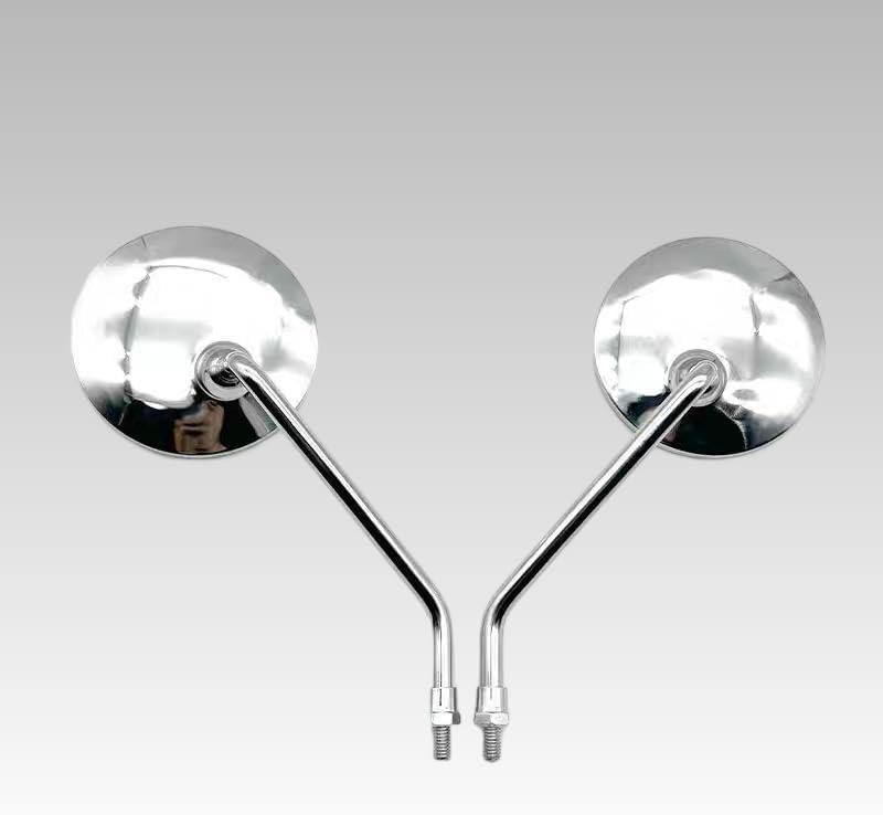 Motorcycle Rear View Mirror Set, 8mm x 1.25mm Single Cylinder, Vintage Style, Compatible with Honda Z50 ST50 CH50 ST70 CH70 CL70 CT90 S90 CB100 CB125 CL100