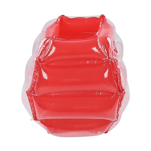 OEBUAFI Inflatable Bubble Ball, Safe PVC Body Bumper Ball Inflatable Sumo Durable Body Bubble Soccer Human Hamster Knocker Zorb for Kids and Adults (Red)