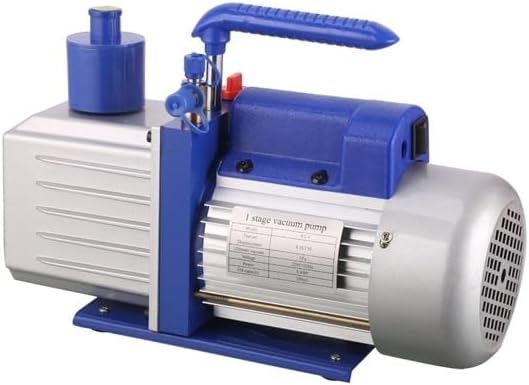 Miniatura 4 de Bomba de vacío de paleta rotativa, bomba de vacío de aire de 110 V, para aire acondicionado, sistemas refrigerantes y HVAC, mantenimiento de aire