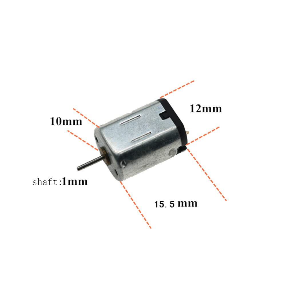 Amazon.co.jp: 2個セット N20モータ 3-3.7V DCモーター22000RPM高速