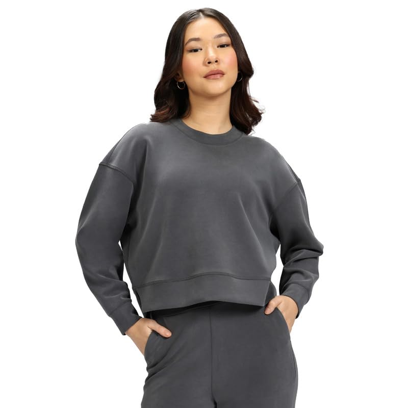 BareButter Pullover, Drop Shoulder, Relaxed fit, Marshmallow Comfort, Super Soft, Round Neck