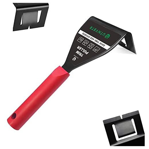 Trim Puller tile removal tool for Baseboard Removal,Trim Puller for Wood Baseboard Trim Removal,Nail Pulling Pry Bar and Molding Removal,for Siding and Flooring Removal-Trim puller tool for baseboard