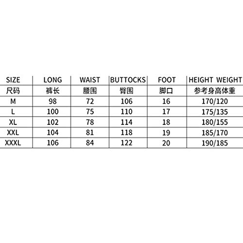 Ycheng Pantaloni Cargo da Uomo Pantaloni Larghi