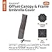 Classic Accessories Ravenna Water-Resistant 13 Foot Offset Patio Umbrella Canopy & Frame Cover, Patio Furniture Covers
