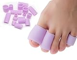 Povihome Gel Toe Protectors 4 Variety Pack - Small, Medium, Large Size Toe Sleeves for Men & Women Calluses, Blisters, Corns - 16 Pack
