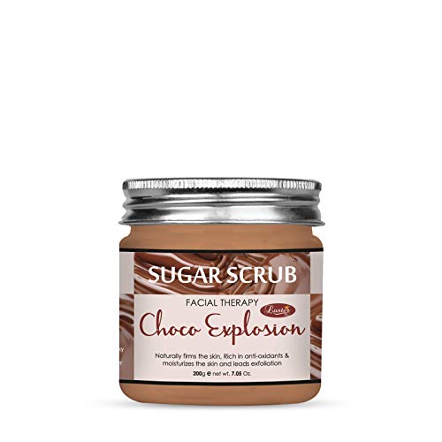 Luster Choco Explosion Sugar Scrub | Facial Therapy | Anti-Oxidants Scrub | Enriched With Cocoa Extracts | Face & Body Sugar Scrub | For Women & Men | Paraben & Sulfate Free – 200 Gm For Rs. 111 @ 63% off
