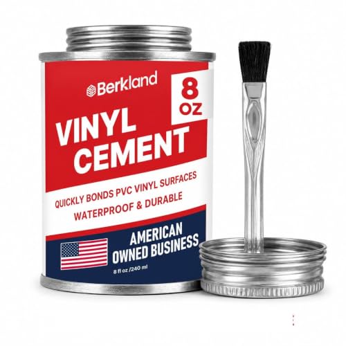 [8 oz] Vinyl Cement Glue - Super Glue for...