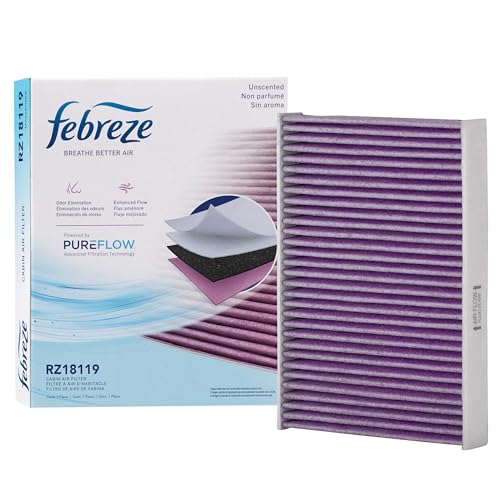 Febreze Odor Control Cabin Air Filter by PUREFLOW RZ18119 Fits 2022-2026 Toyota Tundra Lexus LX600 3.4L; 2024-2026 Tacoma 2.4L Land Cruiser 2.4L GX550 3.4L