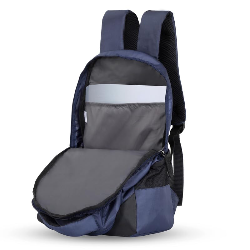 Image of UNITED COLORS OF BENETTON Sable Unisex Polyester 3 Compartment 19 L Casual Backpack - Navy