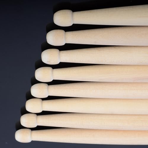 2 Pares Baquetas de Madera Maple 5A Beige miniatura 7