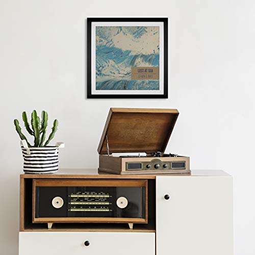 Mcs Single Groove Record Album Frame, Black, 15 X 15 In #TOP3