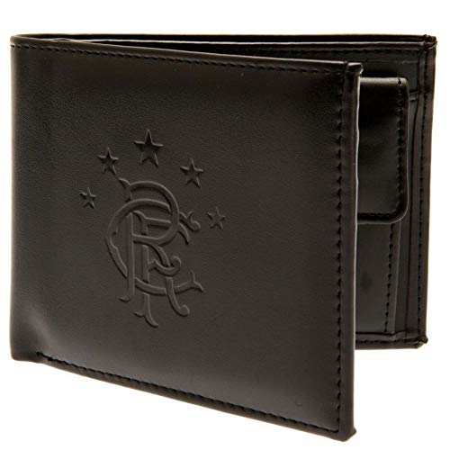 Rangers Football Club Official Leather Wallet RFID Protection Team Crest Badge