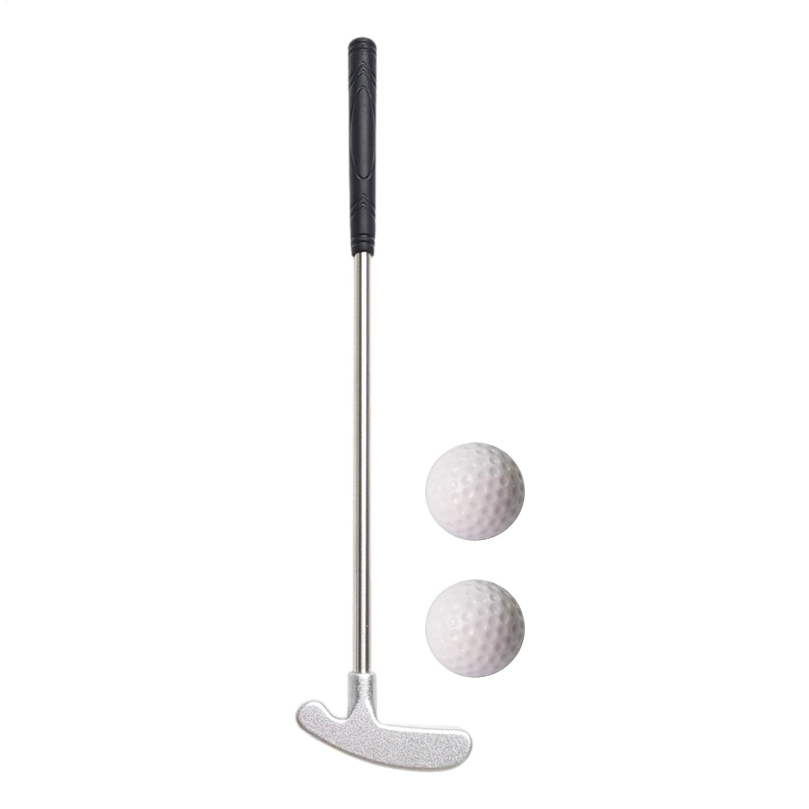 Putter de dos vías, putter bidireccional para niños, putter de golf para niños, putters de golf, cabeza de aleación de zinc, eje de acero inoxidable TPRGrip, palos de golf para niños, jóvenes y