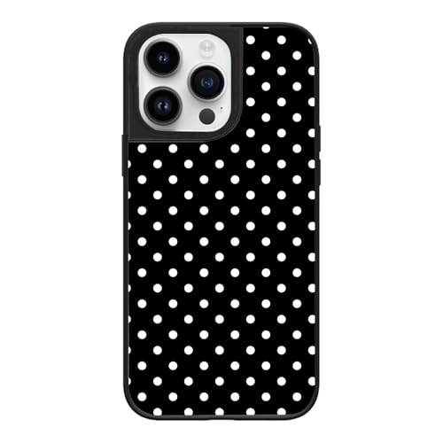 Coque iPhone 14 Pro Max noire et blanche rigide fine antichoc