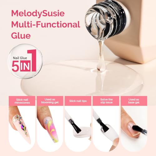 Image of MelodySusie Nail Glue Nail Dehydrator and Primer Set