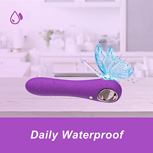 G Spot Bullet Vibrators Sex Toy For Women, Tuitionua Rose Vibrator With 10 Vibrations, Silicone Dildo Vibrator Clitoris Vagina Anal Vibrating Machine, Adult Female Sex Toys(Purple) #TOP3