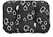 DH DEIN . HAUS Coussin imperméable pour chien - 80 x 60 100 x 70 115 x 80 cm - Motif petit mouton - 100 x 70 cm