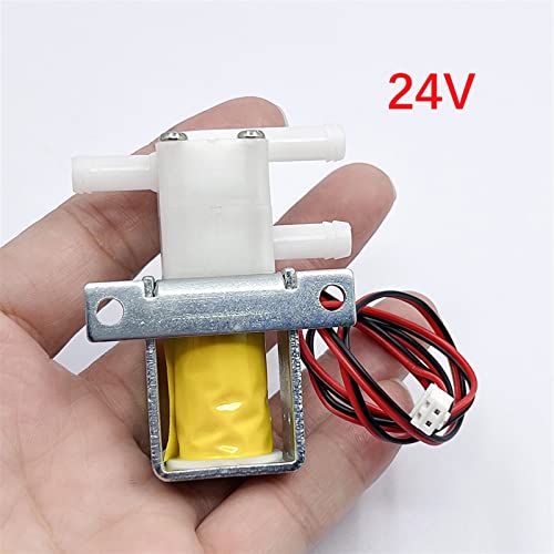 Válvula solenoide eléctrica de dos posiciones N/O N/C para control de agua a 12V 3