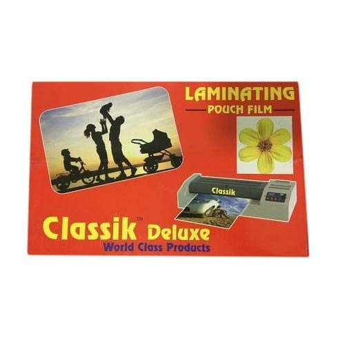 Classik Lamination Pouch 6 x 9 Size 125 mic (Pack of 100 Pieces)