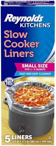 Reynolds Kitchens Slow Cooker Liners, Small (1-3 quart), 5 Count