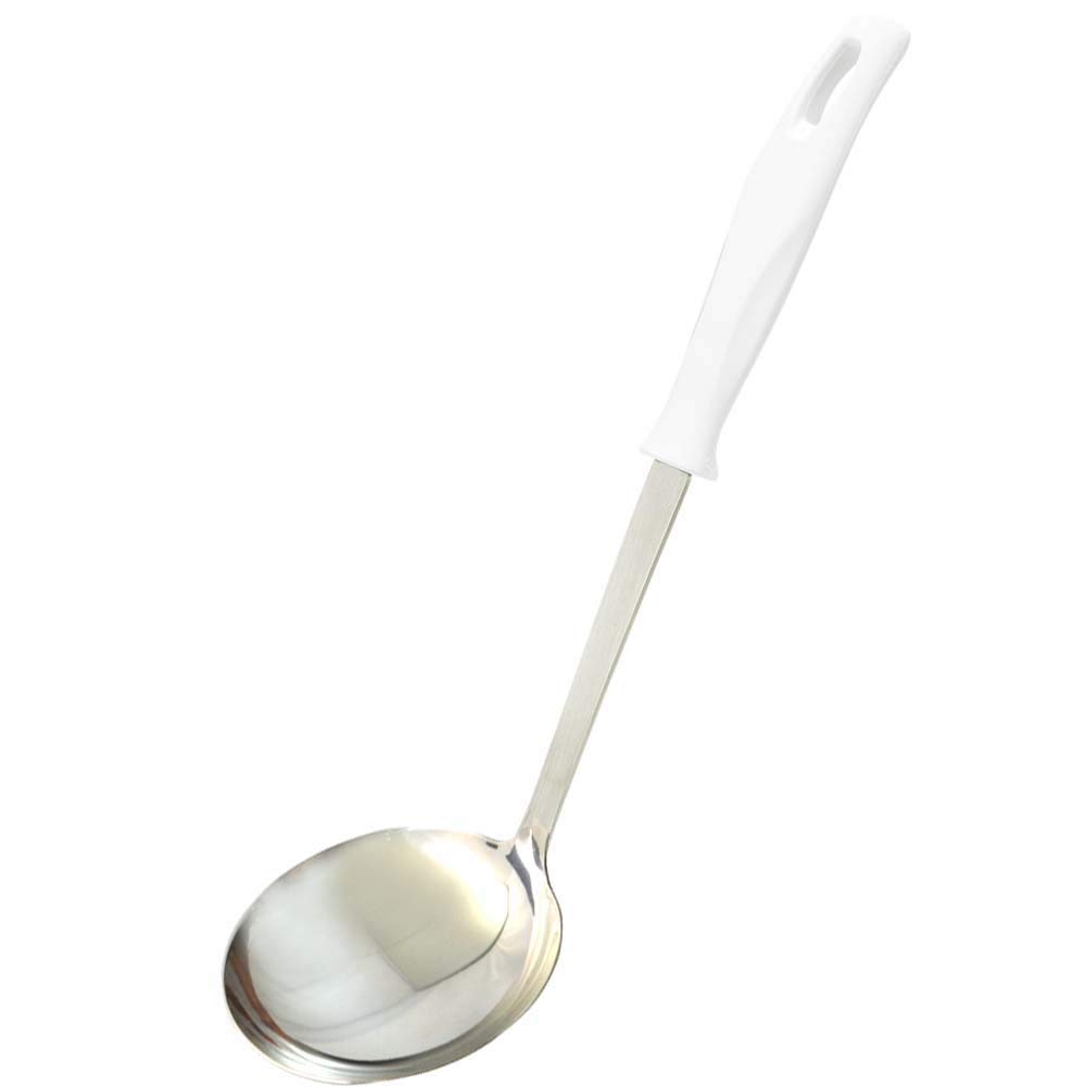 Kai Kai House Select Ladle, Large, White, Made in Japan, Dishwasher Safe DE5800