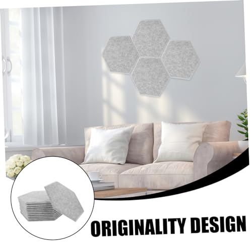 12 piezas de paneles acústicos aislantes de sonido para pared con material de absorción acústica para KTV miniatura 6