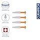 Curaprox Interdentalbürsten-nachfüllpackung Ortho – CPS 14 Für Zahnspangen & Kieferorthopädische Pflege | Ultrafeine Filamente Für Sanfte Reinigung | Orange | 4er-pack | Hergestellt in Der Schweiz