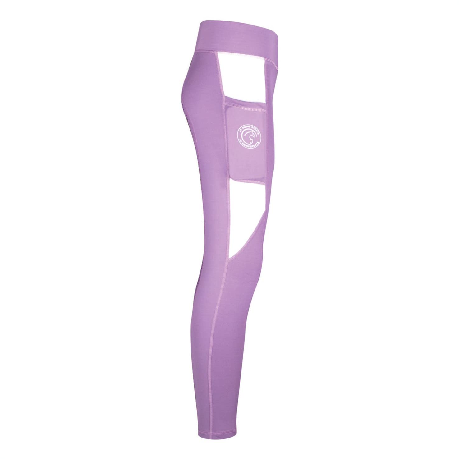 AK Comptec Medias/Leggings/Bragas de equitación de cintura alta transpirable con agarre de silicona AKRS 6059