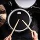 Meinl Cymbals Marshmallow Übungspad 12 Zoll (30,48cm) leises Drum Practice Pad, mittlerer Rebound, montierbar auf Becken Ständer und Stativ – Schwarz – Schlagzeug und Percussion Zubehör (MMP12BK)