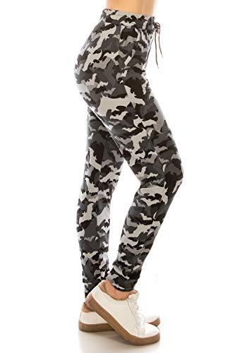 Image of Leggings Depot Premium Jogger Women's Popular Print High Waist Track Pants(S-XL)