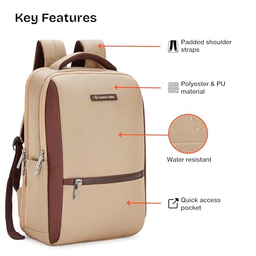 Image of Nasher Miles Corporate Backpack | Premium Laptop Backpack | Ideal for Office, College, School & Travel | Men, Women, Boys, Girls