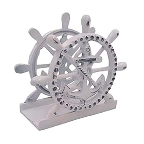 THDC Nautical Napkin Holder, Lunch, Dinner, Nautical Collection Napkin Holder, Made Of Metal (Anchor Distress Pink) 41TLy2Nc6nL. SS280