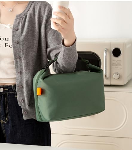 WUWYOUWL Sac Déjeuner Pliable Imperméable Isolé de Grande Capacité (Vert) – vue 8