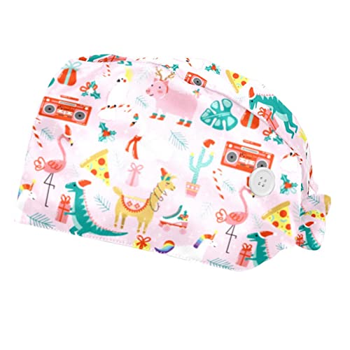 Casquettes de travail ajustables dinosaure pour égayer le quotidien des soignants et chefs