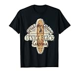 Venice Beach - Un gran diseño para surfistas, amantes de la playa y el océano, turistas, locales y mucho más. Logotipo vintage de surf de longboard.