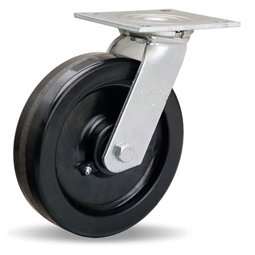 8" Hamilton (S-MS-8P) Medium Service Swivel Caster Plastex Wheel