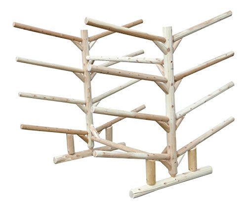 8 Place Kayak or SUP Log Rack Unfinished