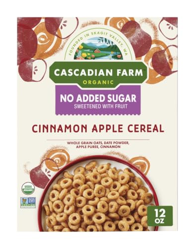 Cascadian Farm Organic Cinnamon Apple Cereal...