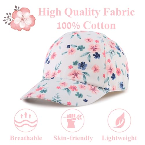 Girls Baseball Cap Toddler Cotton Sun Hat Kids Trucker Hats Infant Lightweight Ball Caps Spring Summer2
