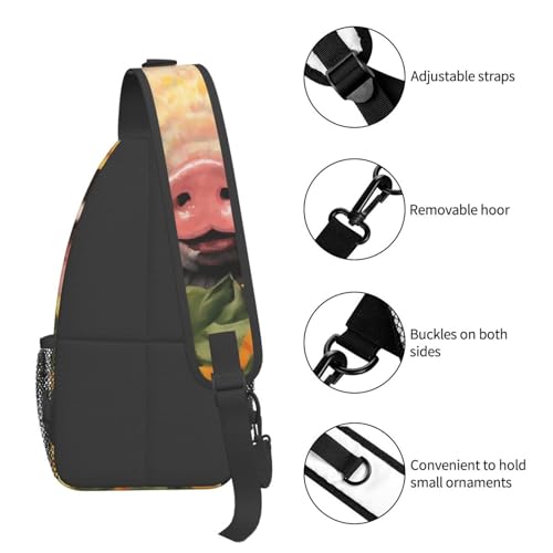 Bolso cruzado Smiling Cross para hombres y mujeres miniatura 5