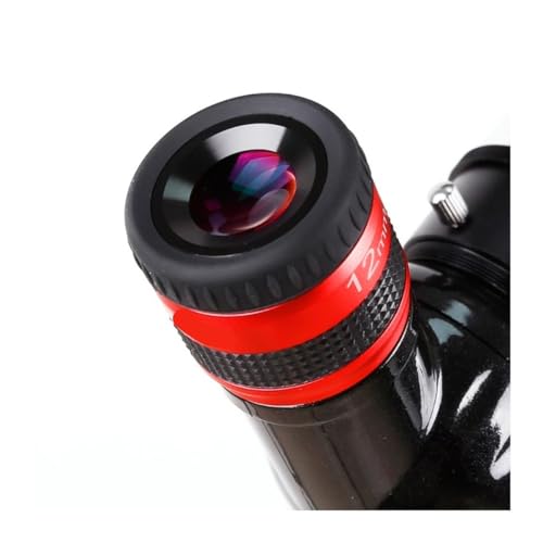 Ocular ancho acromático de 1,25 pulgadas con 12mm y ultra gran angular de 70 grados