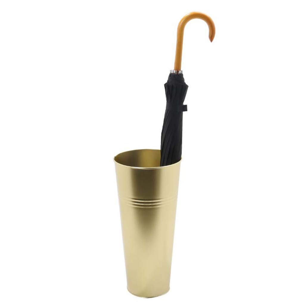 Porte-parapluie rond moderne en métal 47 cm avec bac de récupération